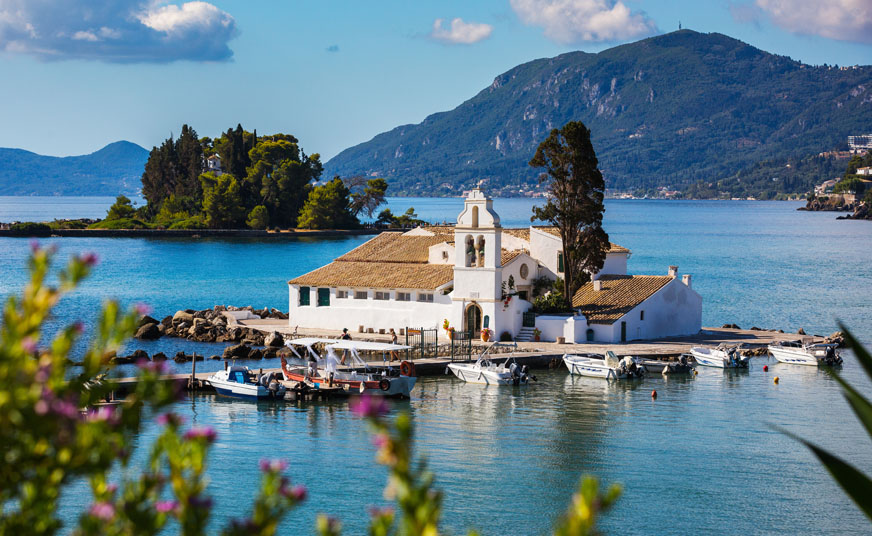 Grand Island Corfu Tour: Achilleion Palace, Paleokastritsa & Corfu town